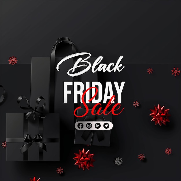 PSD black friday design for advertising banners leaflets and flyers