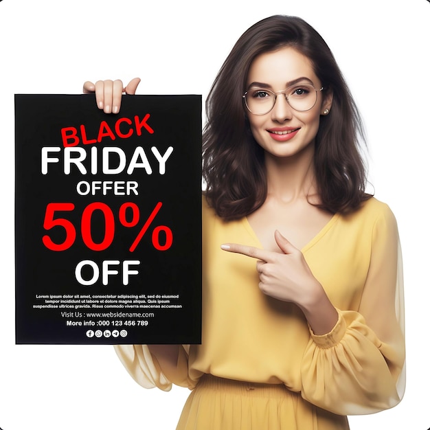 Black Friday Offers Social Media Poster template