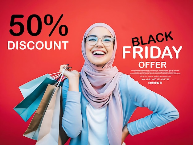 Black Friday Offers Social Media Poster template