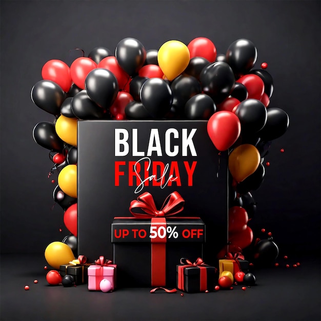 Black friday sale background design