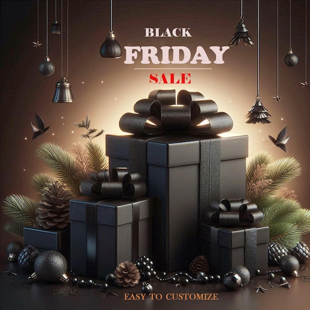 Black Friday sale background template