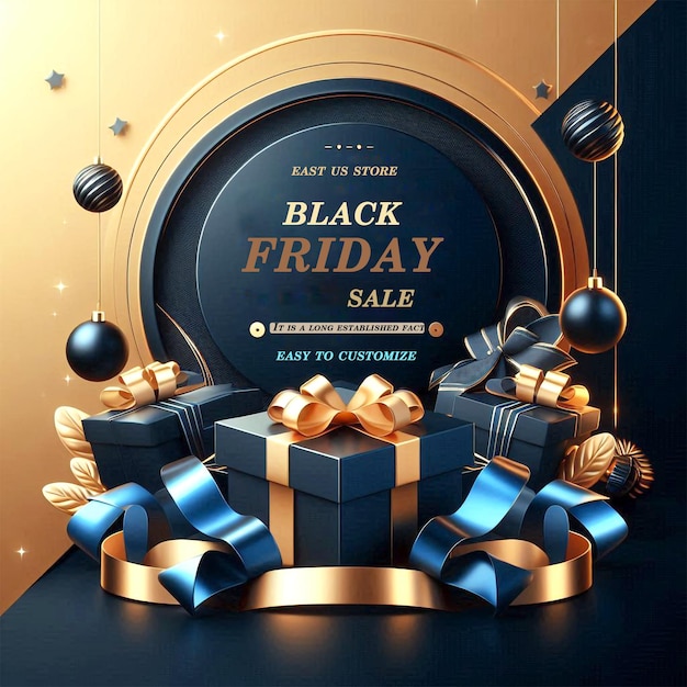 Black Friday sale background template