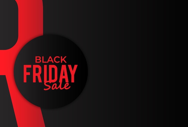 Black Friday sale banner and poste