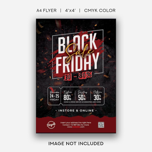 Black Friday Sale Flyer Template