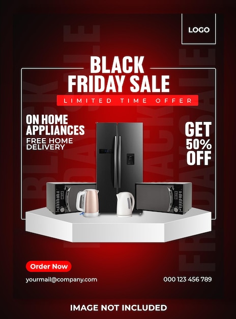 Black Friday Sale Offer Poster Design