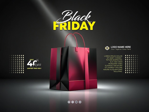 Black Friday Sale Poster Design