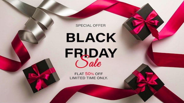 A black friday sale poster