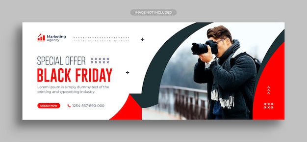 Black friday sale social media post instagram post web banner or facebook cover template