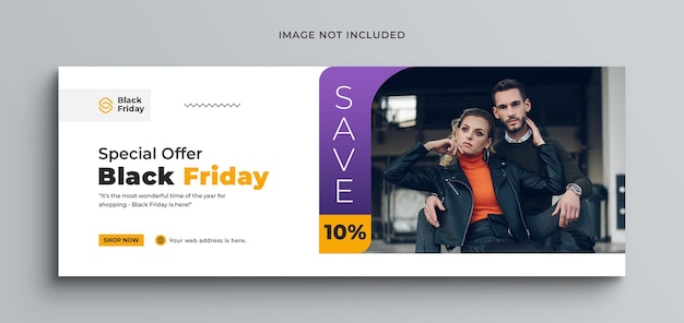 PSD black friday sale social media post instagram post web banner or facebook cover template