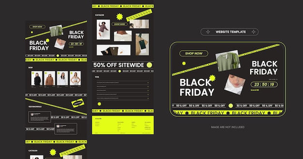 A black friday website that says black friday.