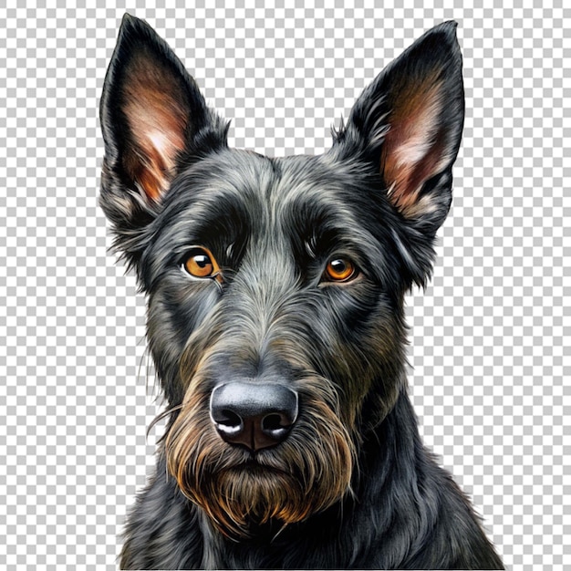 Black German shepherd