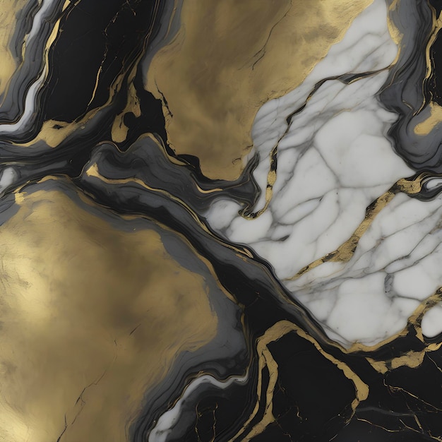 PSD black and gold marble background