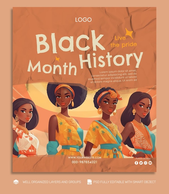 Black History Month Background Black History Month Background