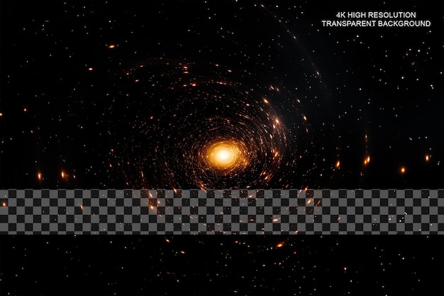 Black Holes Extremely dense regions in space where garb on transparent background