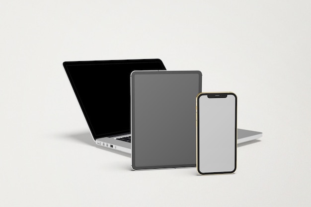 PSD a black laptop with a silver case that says  the one is on the bottom right