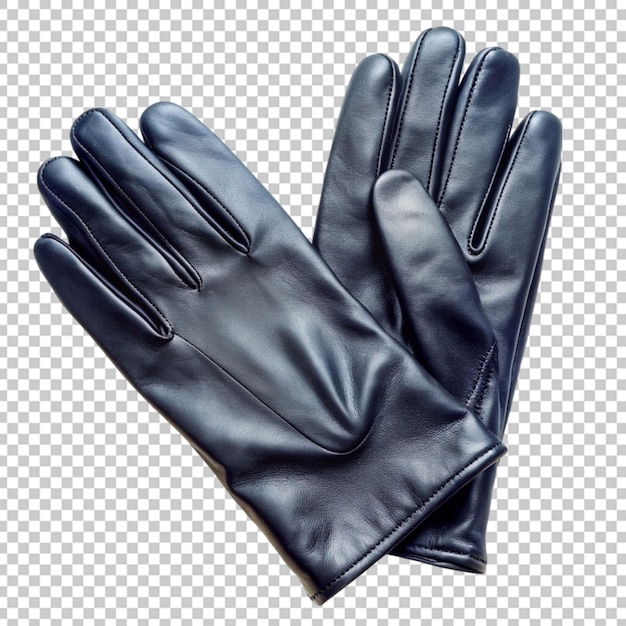 Black leather glove