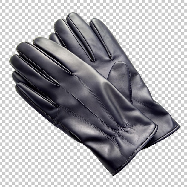 Black leather glove