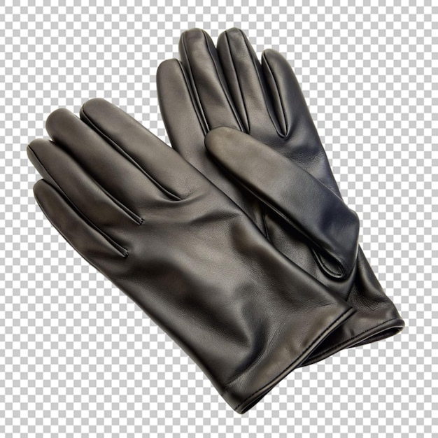 Black leather glove