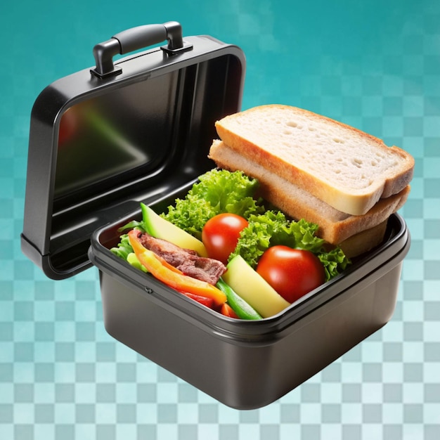 black lunch box