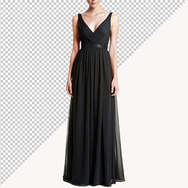 PSD black maxi bridal