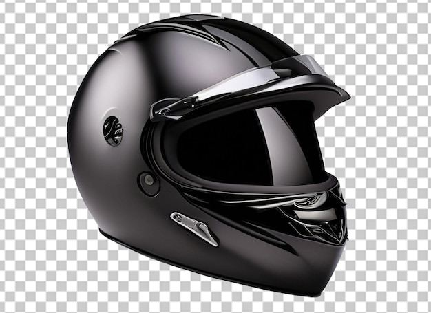 Black motorcycle helmet 3D