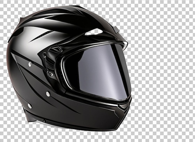 Black motorcycle helmet 3D