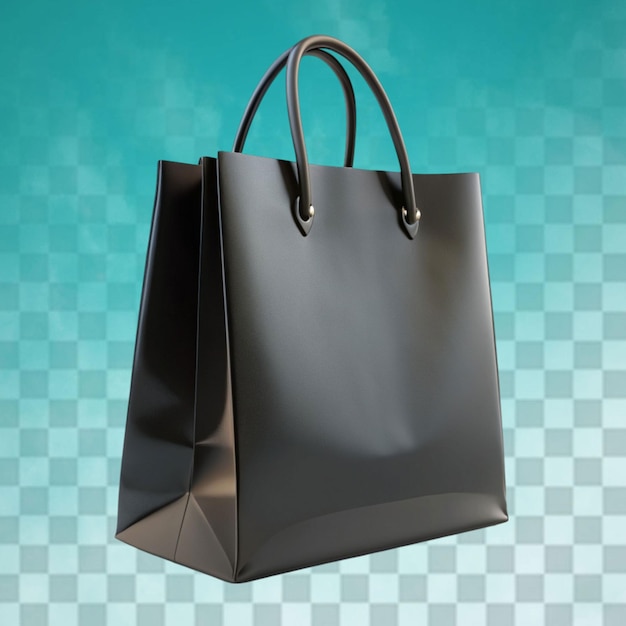 black paper bag