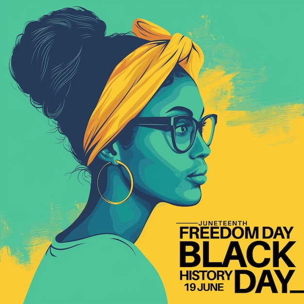 Black People Day Poster