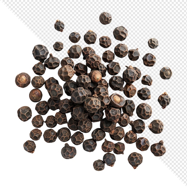 Black Peppercorns Closeup