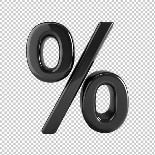 PSD black percentage symbol