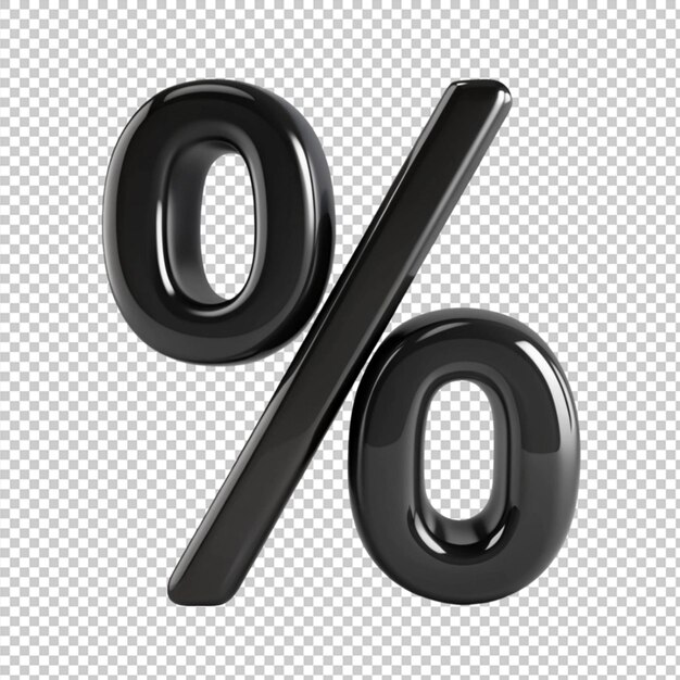 PSD black percentage symbol