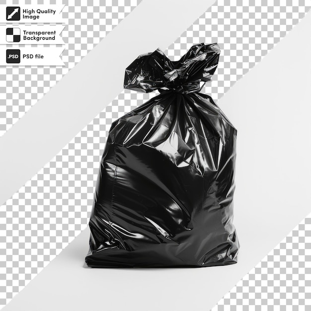 a black plastic bag with the word quot waste quot on it