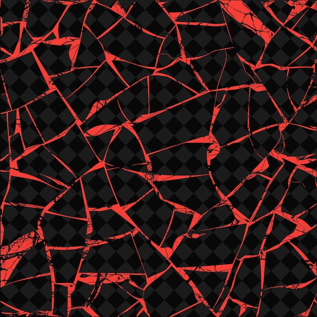 PSD a black and red abstract pattern with a red and black background