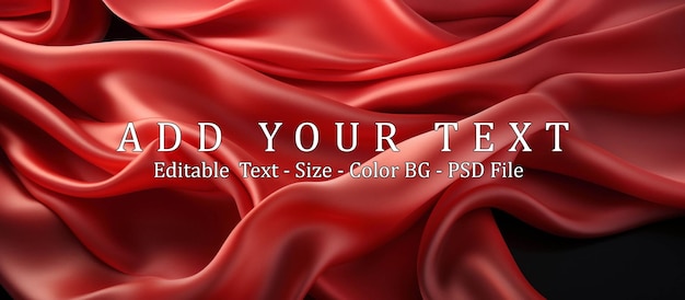 Black red silk satin background