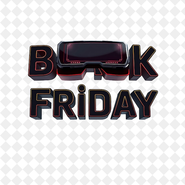 PSD a black sign that says black friday on it