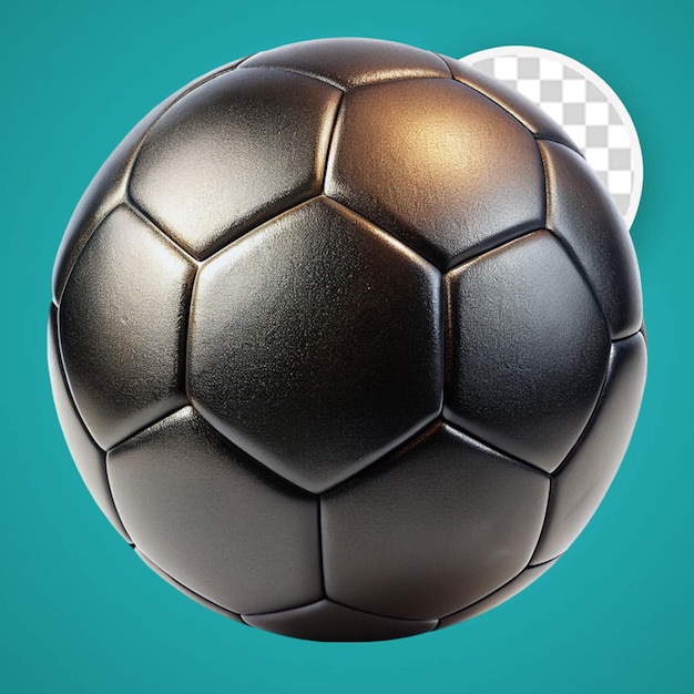 black soccer ball