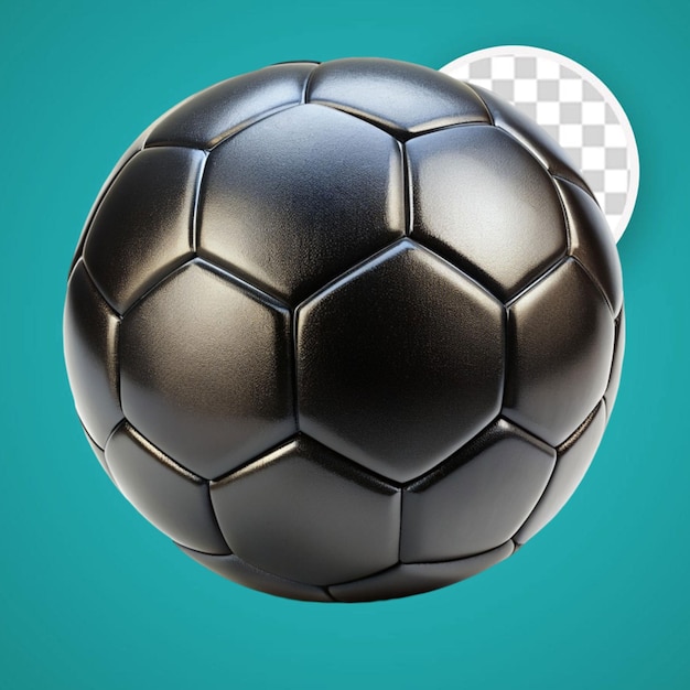 black soccer ball