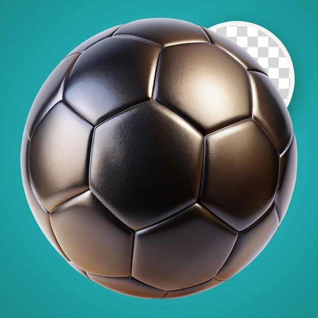 black soccer ball