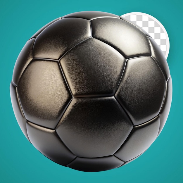 black soccer ball