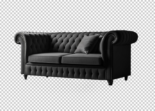 Black sofa black leather sofa the black sofa, black sofa png clipart