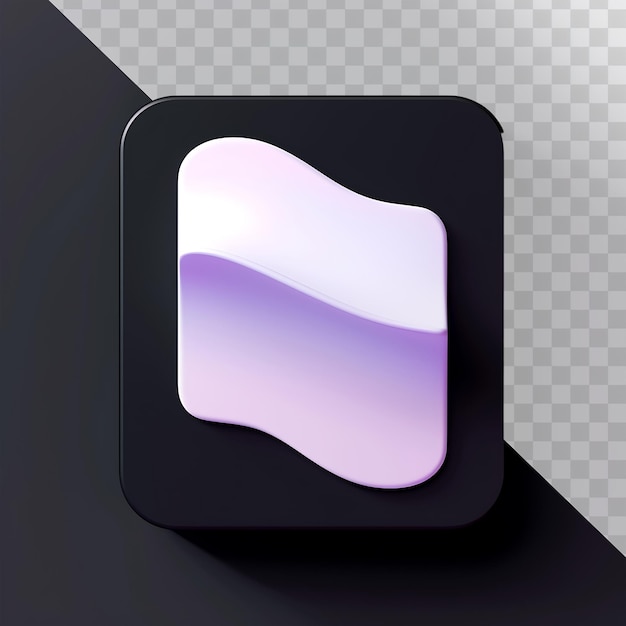 PSD a black square with a purple and purple square on it