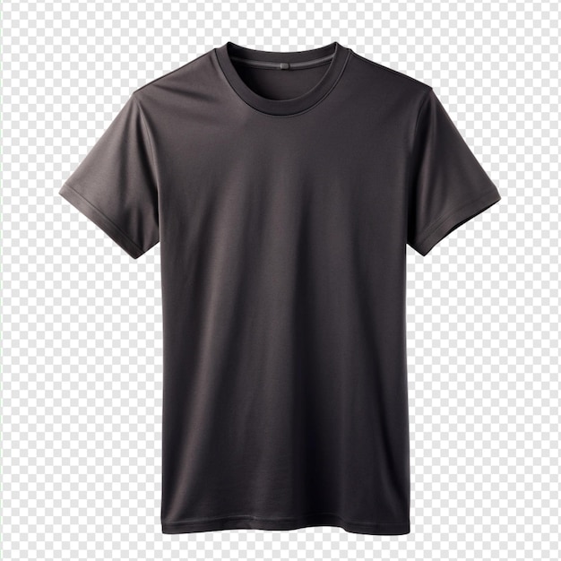 PSD black tshirt front view mockup