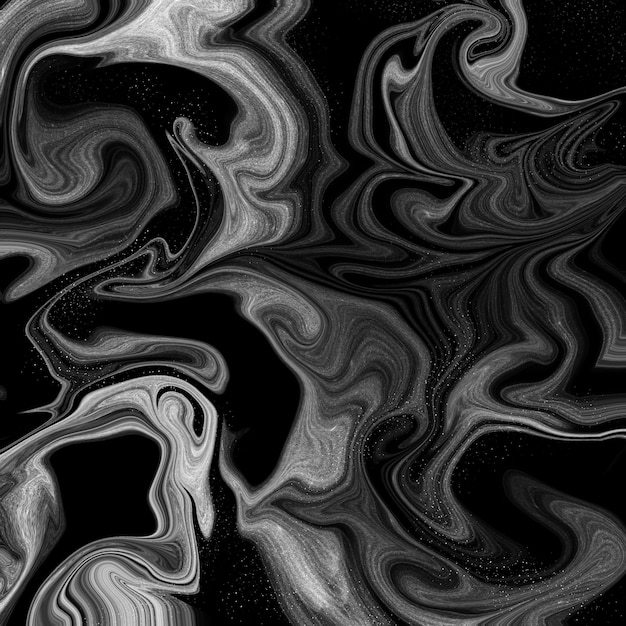 PSD black and white background isolated cloud and swirl motion design