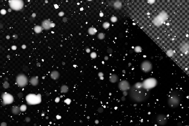 a black and white background with snowflakes and a black background