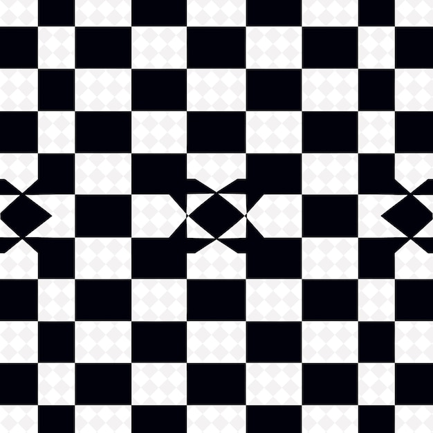 PSD a black and white checkered pattern of a black and white checkered design