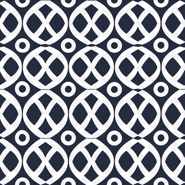 PSD a black and white pattern with circles and circles