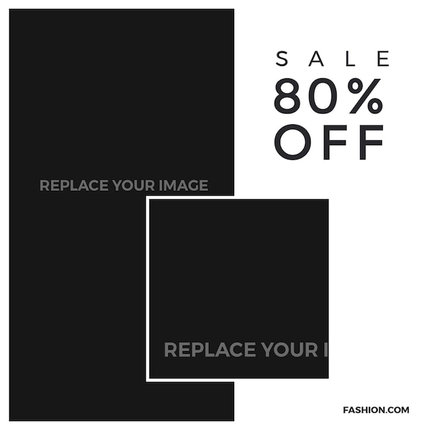 PSD a black and white poster that says quot discount quot