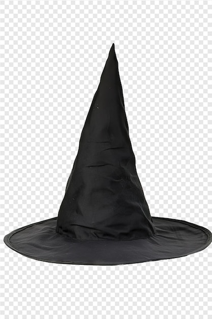 a black witch hat with a black bow on it