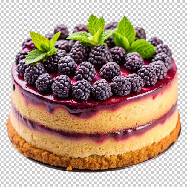 PSD blackberries cake