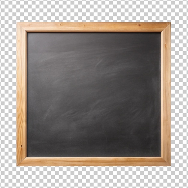 PSD blackboard isolated on transparent background